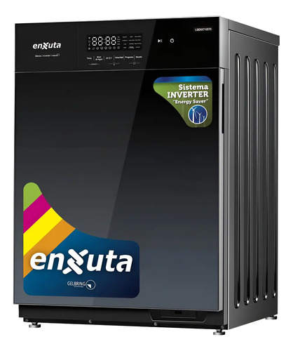 Lavasecarropas Automático Enxuta Lsenx710570 Sensacion Gris Oscuro