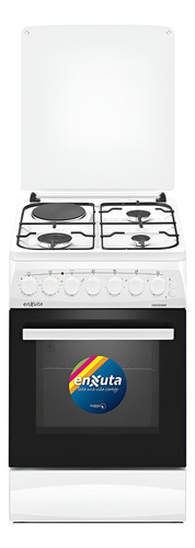 [02120415] Cocina Enxuta A Gas O Eléctrica Con 4 Hornallas De Cenx5546 Blanco