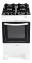Cocina James Con 4 Hornallas Y Visor Blanco