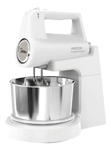Batidora De Mano Midea 5 Velocidades Función Turbo Sensacion Blanco
