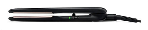 Planchita De Pelo Philips Essential Hp8321 Negra Sensacion Negro/plateado
