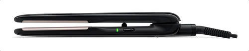 Planchita De Pelo Philips Essential Hp8321 Negra Y Plateada Negro/plateado