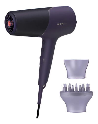 [02110682] Secador De Pelo Philips 5000 Series Bhd514/00 Morado/metálico