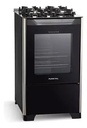 Cocina Punktal Con Gas Y Grill Eléctrico Negro