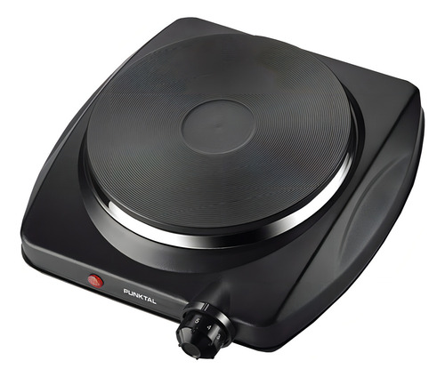 Anafe Electrico Punktal 1 Disco 1500w Con Termostato Dimm Acero Inoxidable