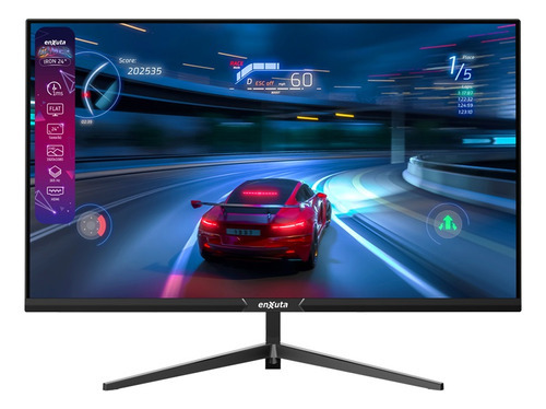 Enxuta Monitor 24 Full Hd Gamer 165 Hz Mgienx2824 Color Negro