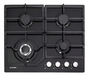 Anafe A Gas James 4h Ag Vnt Vidrio Negro 110v/240v Sensación Negro