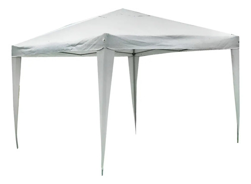 Gazebo Blanco Metal Y Poliester Dp004 La Sensación  Blanco