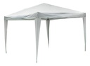 Gazebo Blanco Metal Y Poliester Dp004 La Sensación  Blanco