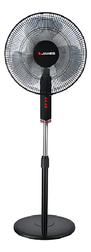 Ventilador James De Pie Vp170bk 130 Cm 3 Velocidades 40 Cm Negro Plástico