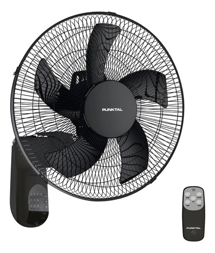 Ventilador Punktal De Pared C/remoto Pk-422 Pc La Sensación  40 Cm Negro 3