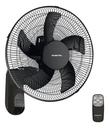 Ventilador Punktal De Pared C/remoto Pk-422 Pc La Sensación  40 Cm Negro 3