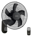 Ventilador Punktal De Pared C/remoto Pk-422 Pc La Sensación  40 Cm Negro 3