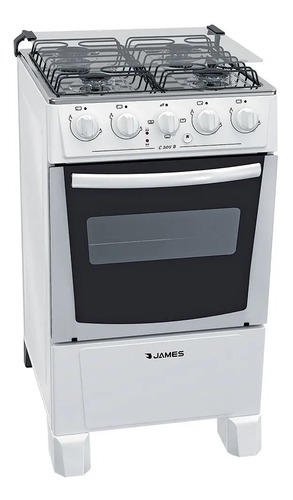 [02050532] Cocina James C 205 B Blanca Combinada Blanco