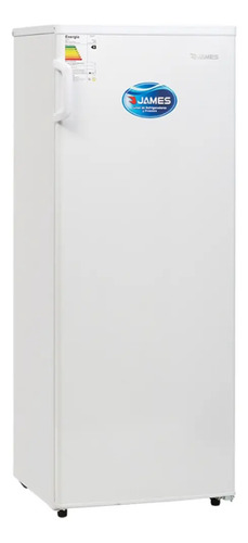 [02030840] Freezer Heladera James Fvj 261 Kn 5 Canastos Sensacion Blanco