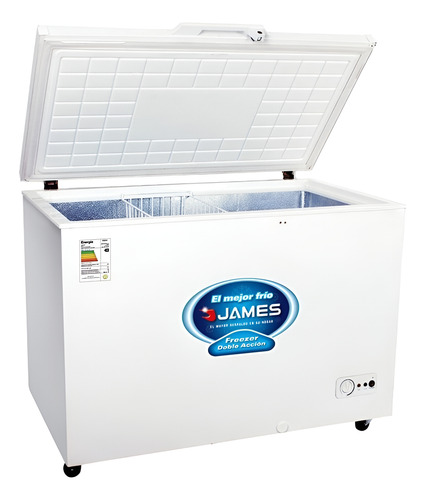 Freezer Heladera James 250 Horizontal Sensacion Blanco