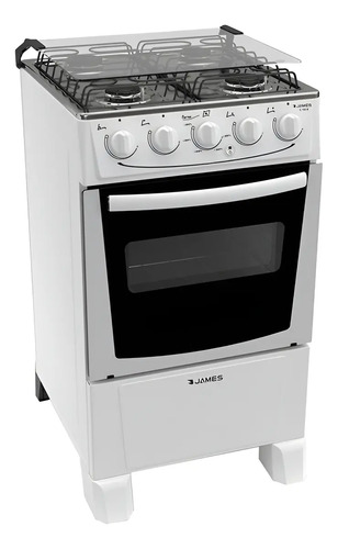 [02050761] Cocina Blanca James C 105-b Todo Gas - Sensacion Blanco