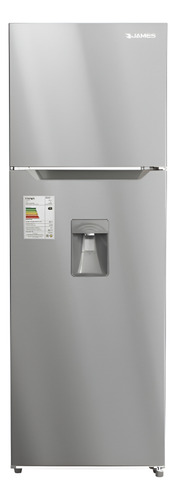 Heladera James 401 Con Dispensador De 338 Litros Plateado