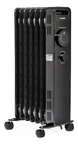 [02100254] Radiador James 7 Elementos Negro
