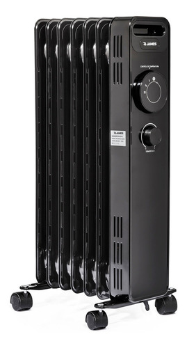 [02100254] Radiador James 7 Elementos Negro