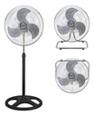 Ventilador 3en1 Futura Fut-4532 45cm Cantidad De Aspas 3 Estructura Gris Diámetro 45 Cm Material De Las Aspas Metal
