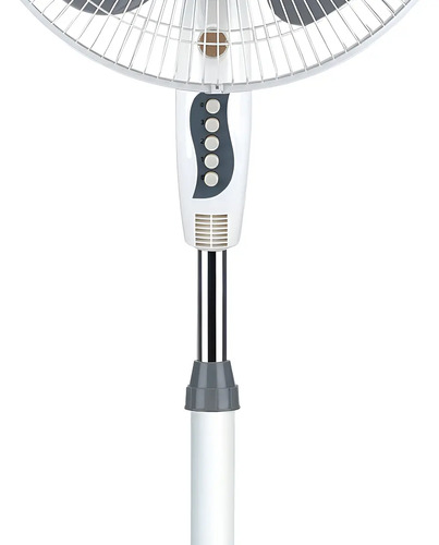 [02090582] Ventilador De Pie Futura De 40 Cm Y 3 Velocidades 50 Blanco Gris Plástico