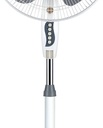 Ventilador De Pie Futura De 40 Cm Y 3 Velocidades 50 Blanco Gris Plástico