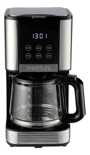 Cafetera De Filtro Digital Smartlife Sl-cmd1520 Acero Inox