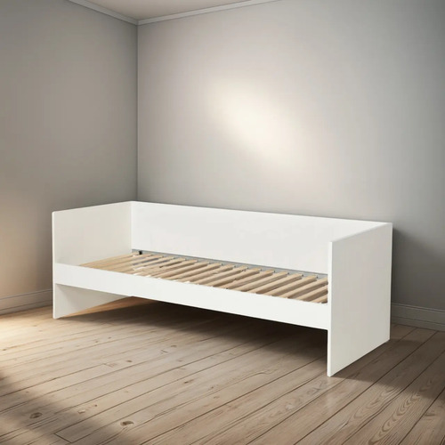 Cama Retro Kind Blanco/tabaco La Sensacion Blanco Kind