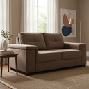 Sofa 2c Luares-t Marron La Sensacion