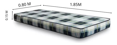 [3773-0] Colchon Espuma 1p Super Junior 80*185*14 La Sensacion