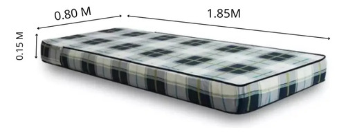 Colchon Espuma 1p Super Junior 80*185*14 La Sensacion