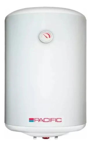 [02130290] Termotanque Eléctrico Pacific 30l Con Válvula Seguridad Y Aislamiento Térmico Blanco