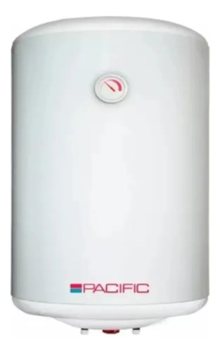 [02130290] Termotanque Eléctrico Pacific 30l Con Válvula Seguridad Y Aislamiento Térmico Blanco