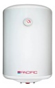 Termotanque Eléctrico Pacific 30l Con Válvula Seguridad Y Aislamiento Térmico Blanco