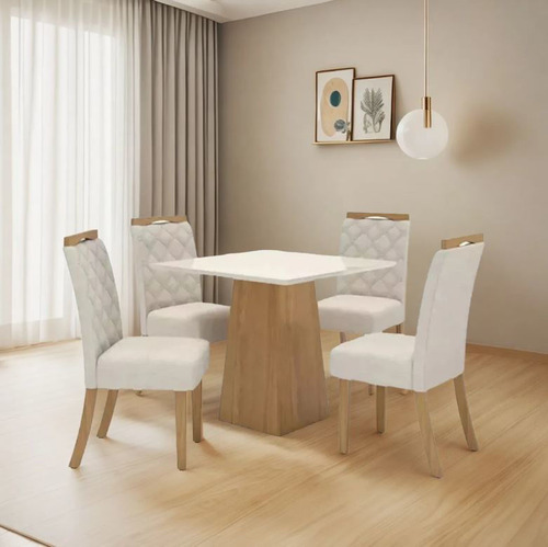 [03110884] Juego De Comedor Malaga 4 Sillas