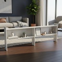 Estante Lateral P/cama 220cm Es01 Blanco La Sensacion