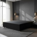 Box Denver C/baul 138*188*30 La Sensacion Negro