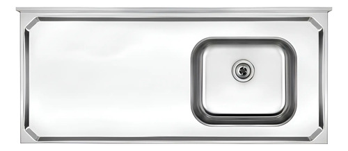 [03526012] Mesada Pileta Inox 51219 Derecha La Sensacion Inox