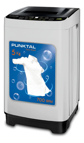 [02040731] Lavarropa Punktal C/s 5kg Pk-005 Lav La Sensacion  Gris