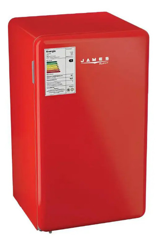 Frigobar James Rj 90 M Rojo La Sensacion  Rojo