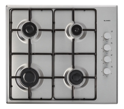 [02050034] Anafe James 4h Agt Inox Plateado