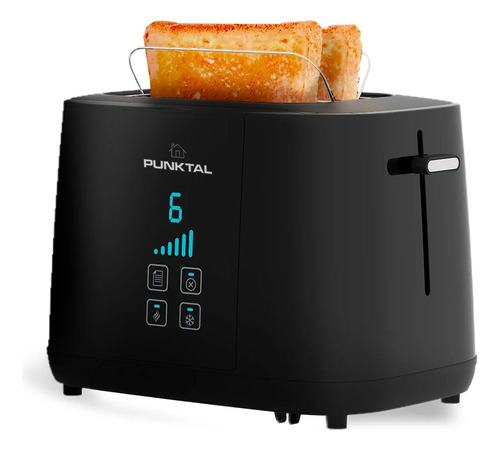 [02121861] Tostadora Pan Digital Punktal Táctil Rejilla Calentar Pk-632 Color Negro