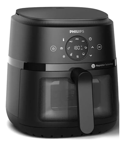 Freidora Air Fryer Philips Na220/00 La Sensacion Negro