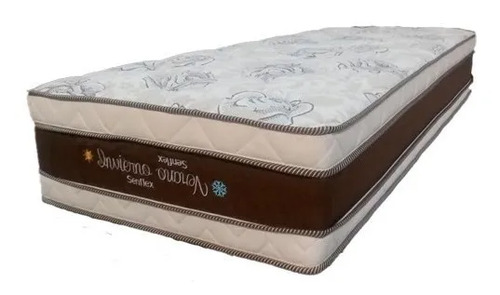 Colchon Senflex Invierno/verano 88*188*30 180 Kg Sensacion Blanco/marrón