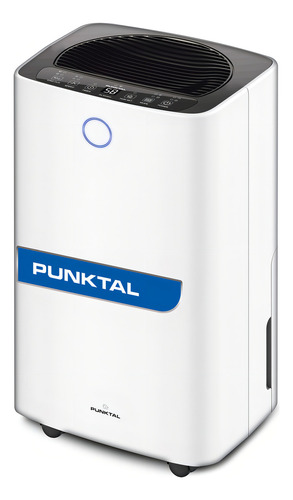 [02080083] Deshumidificador Punktal Pk-1570 Blanco 12l/día Tanque 2l Drenaje Continuo