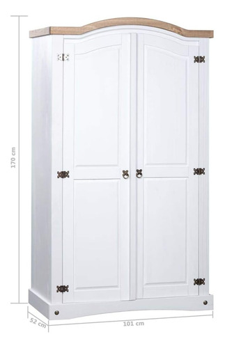[03525350] Placard Corona 2 Puertas Madera Color Blanco (sen-home)
