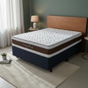 Sommier Senflex Invierno Verano 2 Plazas 188x138 Cm. Blanco