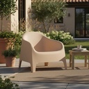 Silla Sillon Plastico Skarpo Jardin Exterior Color Taupe Taupe Liso