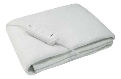 [02100030] Calienta Cama Punktal Pk-11 Pl 1 Plaza 3 Niveles Auto Off Control Blanco Liso